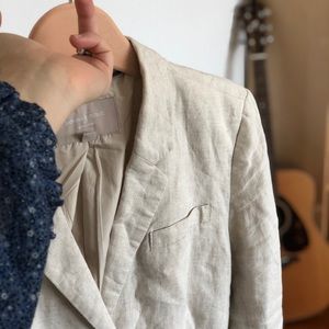100% cotton linen Banana Republic Blazer